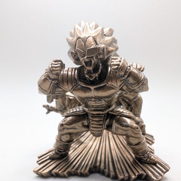 Dragon Ball Z Capsule Figure Neo Raditz Son Goku Piccolo Mega House Gold Edition - Picture 3 of 8
